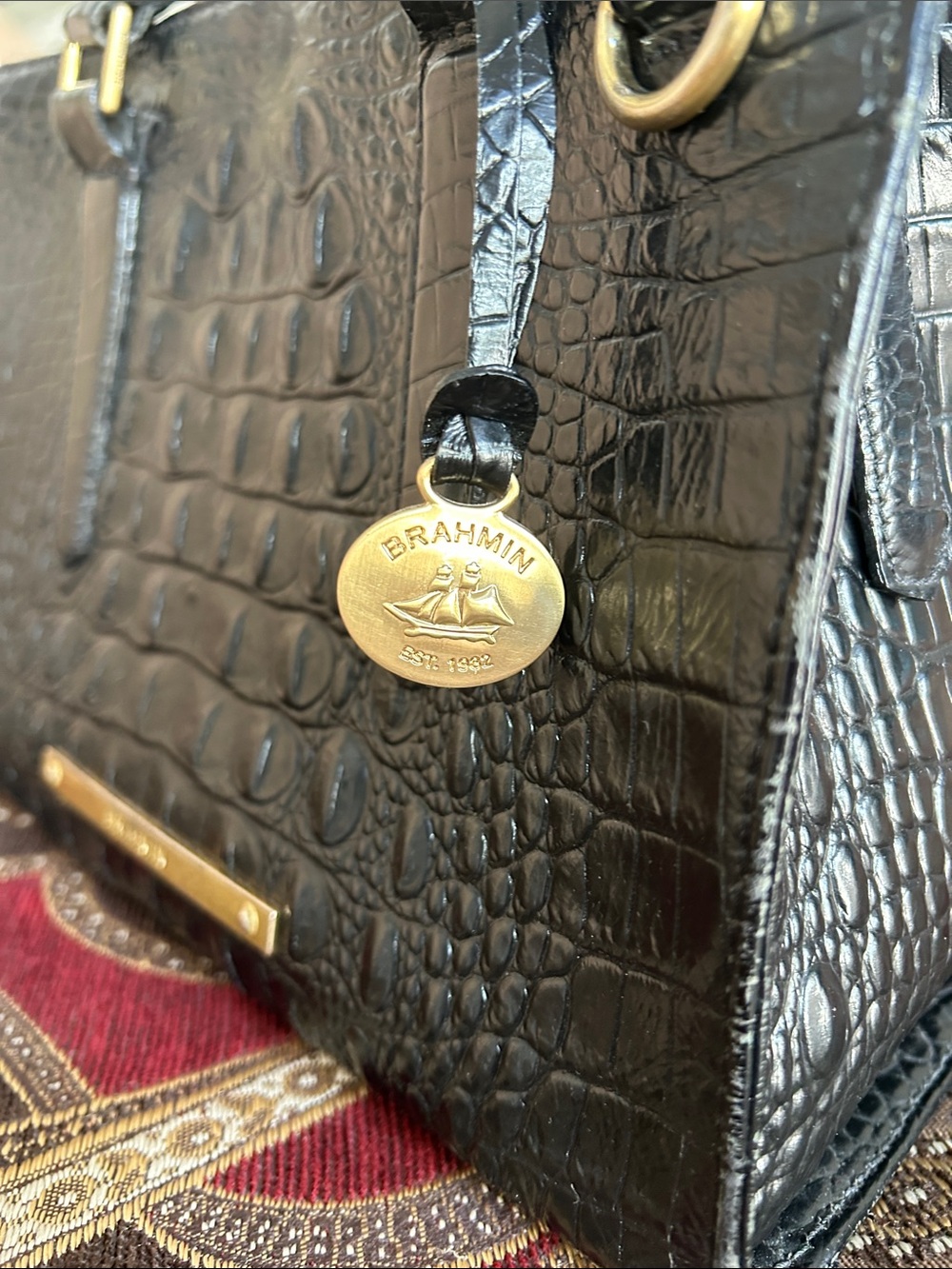 Brahmin Anywhere Convertible in Black Melbourne - Picture 6 of 12